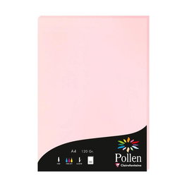 CLAIREFONTAINE Papel Pollen A4 120g Rosa 50h