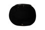 Lucky Bees 355 v2 Bolso Tote de Piel de Polivinilo Negro y Gris, 37x15x28 cm
