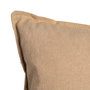 Cojín Marrón Claro 85%Algodón-15%Lino 60 X 40 cm (Set de 2)