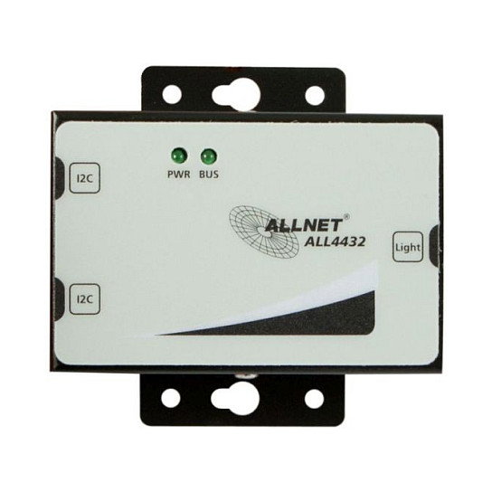 ALLNET MSR Sensor ALL4432 Sensor de luminosidad analógico en carcasa de metal negra ALLNET MSR Sensor ALL4432 Sensor de luminosidad analógico en carcasa de metal negra