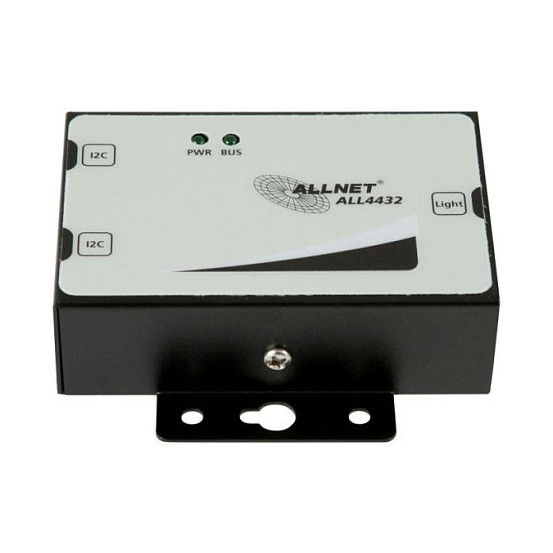 ALLNET ALL4432 Sensor de Luminosidad Analógico en Carcasa Metálica Negra