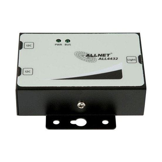 ALLNET MSR Sensor ALL4432 Sensor de luminosidad analógico en carcasa de metal negra ALLNET MSR Sensor ALL4432 Sensor de luminosidad analógico en carcasa de metal negra