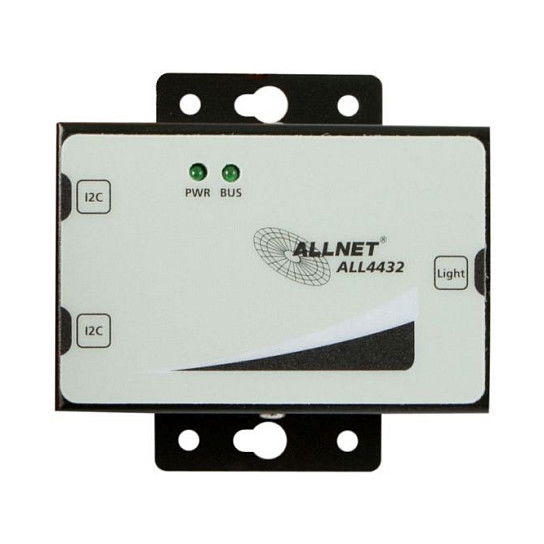ALLNET ALL4432 Sensor de Luminosidad Analógico en Carcasa Metálica Negra