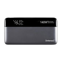 Intenso HE25000 Power Bank 25000mAh USB-C PD 3.1 140W, Carga Rápida para Portátil y 3 Dispositivos, Incluye Cable 140W y Funda