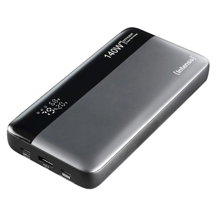 Intenso HE25000 Powerbank 25000mAh Carga Rápida USB-C, Compatible con Portátiles y MacBooks