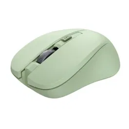 Trust Ratón Mydo Silent Wireless 25042, Ratón Óptico Inalámbrico hasta 1800 DPI, Color Verde