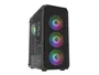 Fury Shobo SH4F RGB Caja Torre Media Negra con Ventana, 4 Ventiladores RGB, Sin Fuente de Alimentación