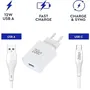 Myway Cargador de Pared MYWEPAK0002 1xUSB 12W con Cable USB Tipo-C 1.5m Blanco 15W