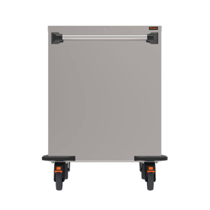 RIEBER Carro dispensador PG-GN 2/1, acero inoxidable, capacidad 300 kg, para cestas GN 2/1 C7 y C11