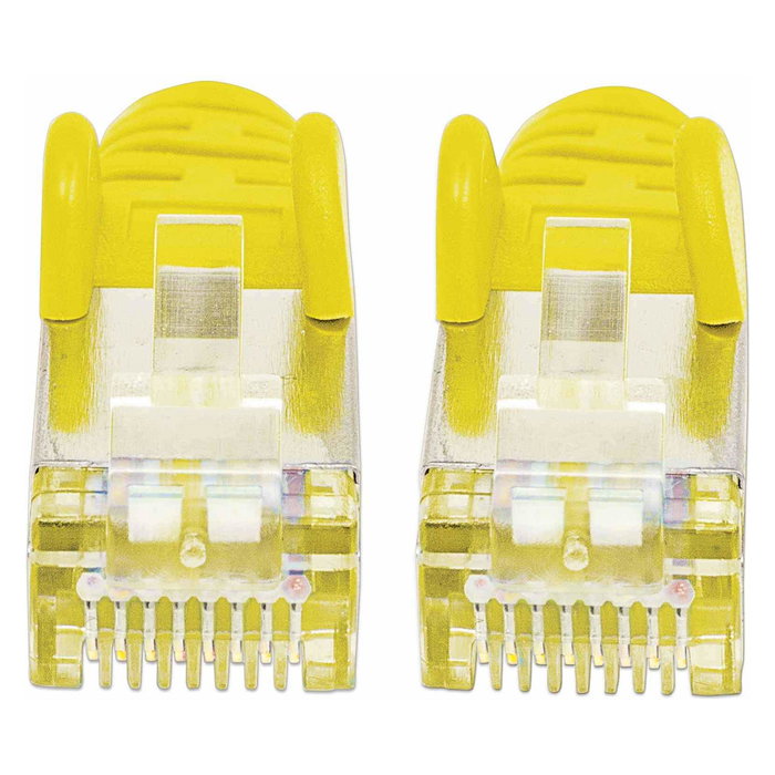 Intellinet 740777 Cable de Red Ethernet Patch Cord Cat7 S/FTP RJ-45 a RJ-45 1.5 m Amarillo, 10 Gbps, 600 MHz