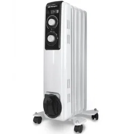 Orbegozo Radiador de Aceite RF 1000 A/ 18193, 2 Potencias/ 500-1000W, 5 Elementos Caloríficos