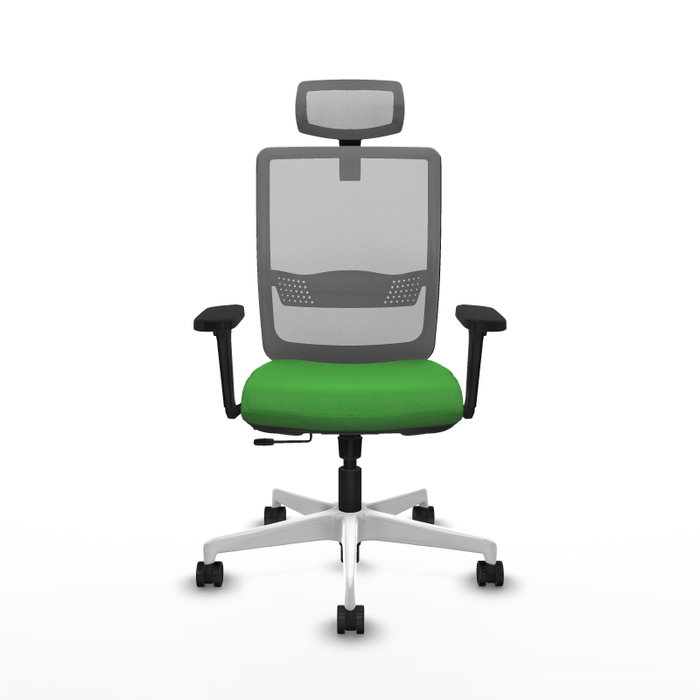 PIQUERAS Y CRESPO Silla de oficina Haches con mecanismo Sincro/Traslack Verde y Gris PIQUERAS Y CRESPO Silla de oficina Haches con mecanismo Sincro/Traslack Verde y Gris