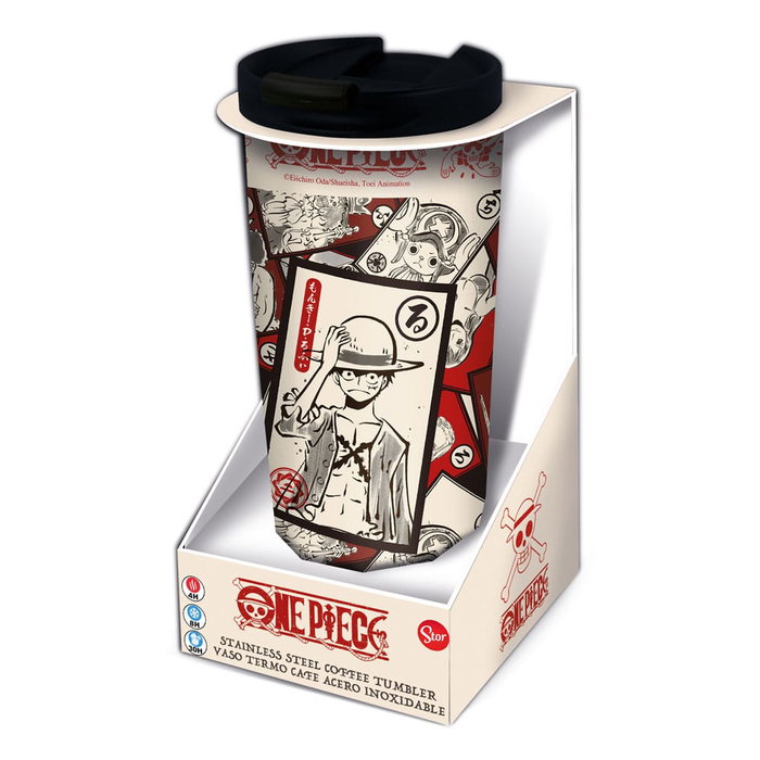 One Piece Termo de Viaje Acero Inoxidable Cards One Piece Termo de Viaje Acero Inoxidable Cards
