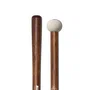 Vic Firth Corpsmaster MB0H Mazas de bombo de marcha con cabezas de fieltro blanco