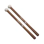 Vic Firth Corpsmaster MB0H Mazas de bombo de marcha con cabezas de fieltro blanco