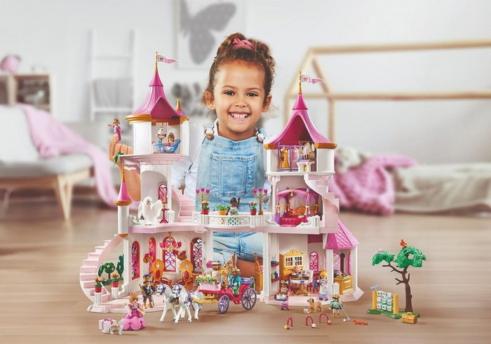 Playmobil Palacio con pareja real y 2 tronos, Princesas Mágicas