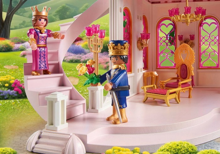 Playmobil Palacio con pareja real y 2 tronos, Princesas Mágicas