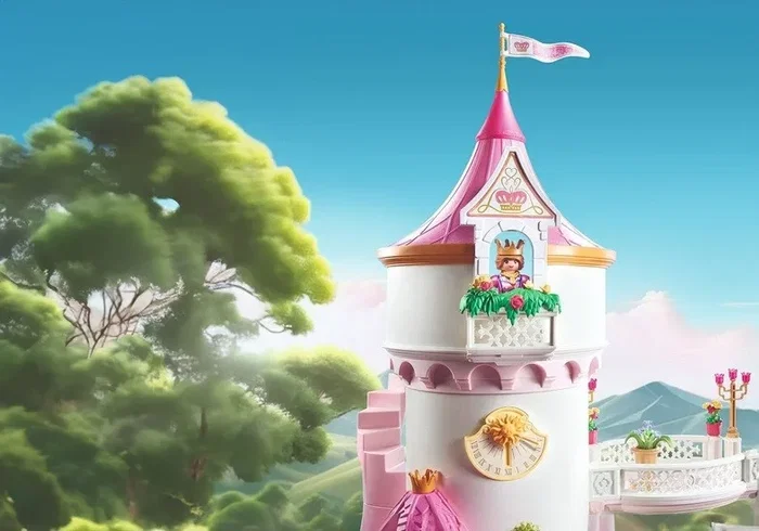Playmobil Palacio con pareja real y 2 tronos, Princesas Mágicas