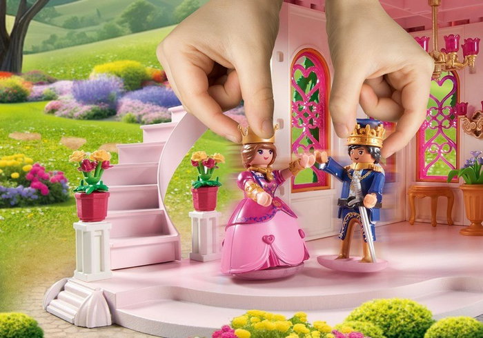 Playmobil Palacio con pareja real y 2 tronos, Princesas Mágicas