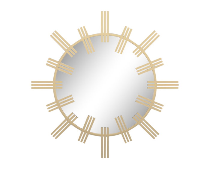 DKD Home Decor Espejo Metal y Cristal Dorado 85x85 cm DKD Home Decor Espejo Metal y Cristal Dorado 85x85 cm