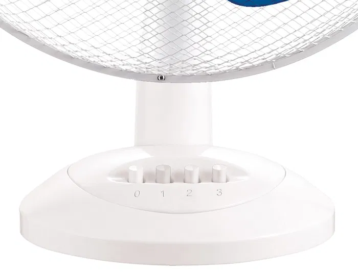 Jocca Ventilador de Sobremesa, 3 Velocidades, Sistema Oscilación y Cabezal Basculante, Diámetro 300 mm