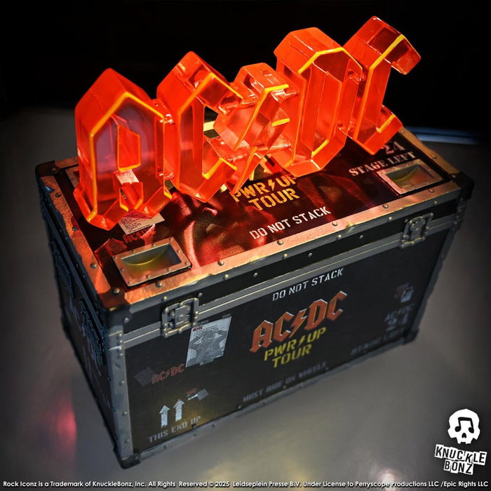 AC/DC Estatua Rock Ikonz On Tour PWR UP Tour Road Case AC/DC Estatua Rock Ikonz On Tour PWR UP Tour Road Case