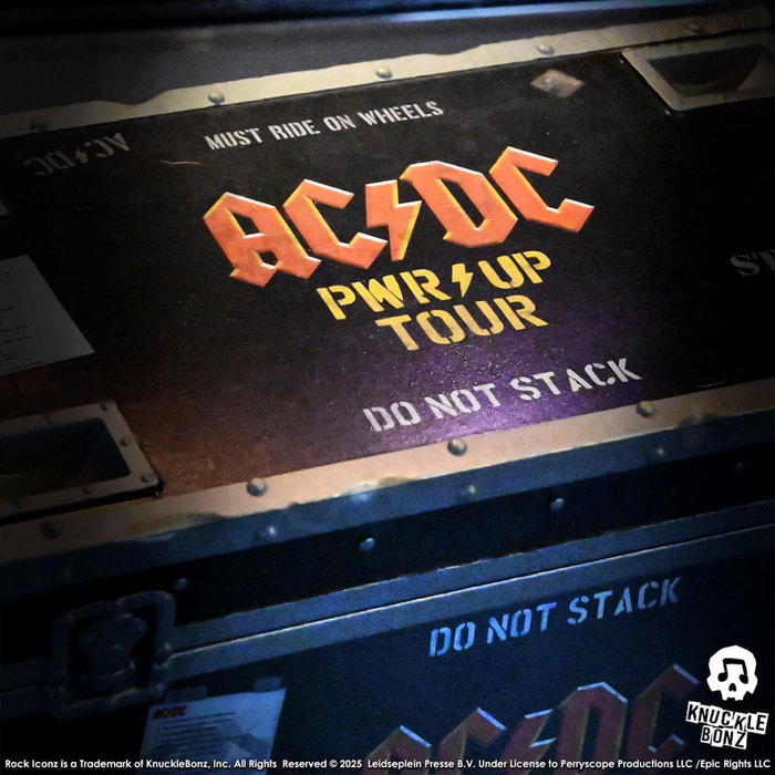AC/DC Estatua Rock Ikonz On Tour PWR UP Tour Road Case AC/DC Estatua Rock Ikonz On Tour PWR UP Tour Road Case