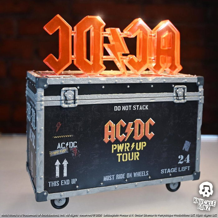 AC/DC Estatua Rock Ikonz On Tour PWR UP Tour Road Case AC/DC Estatua Rock Ikonz On Tour PWR UP Tour Road Case