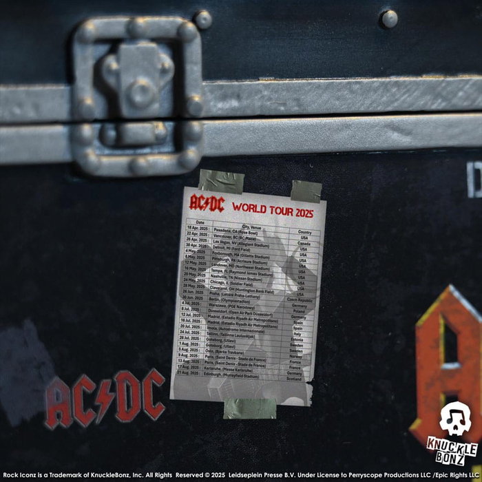 AC/DC Estatua Rock Ikonz On Tour PWR UP Tour Road Case AC/DC Estatua Rock Ikonz On Tour PWR UP Tour Road Case