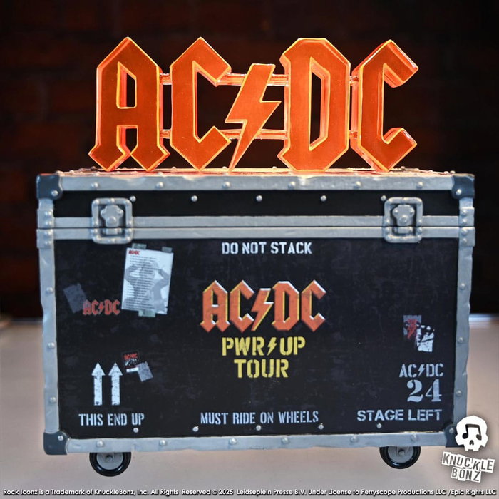 AC/DC Estatua Rock Ikonz On Tour PWR UP Tour Road Case AC/DC Estatua Rock Ikonz On Tour PWR UP Tour Road Case