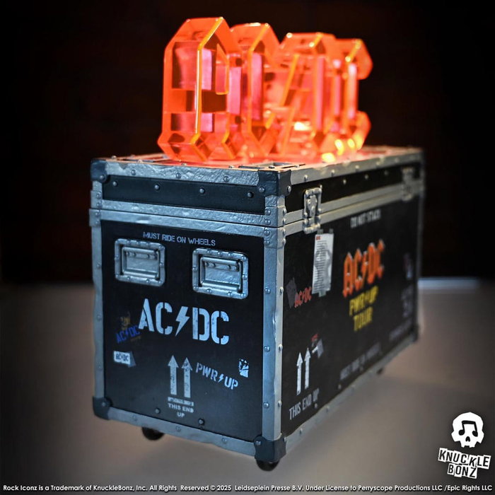 AC/DC Estatua Rock Ikonz On Tour PWR UP Tour Road Case AC/DC Estatua Rock Ikonz On Tour PWR UP Tour Road Case