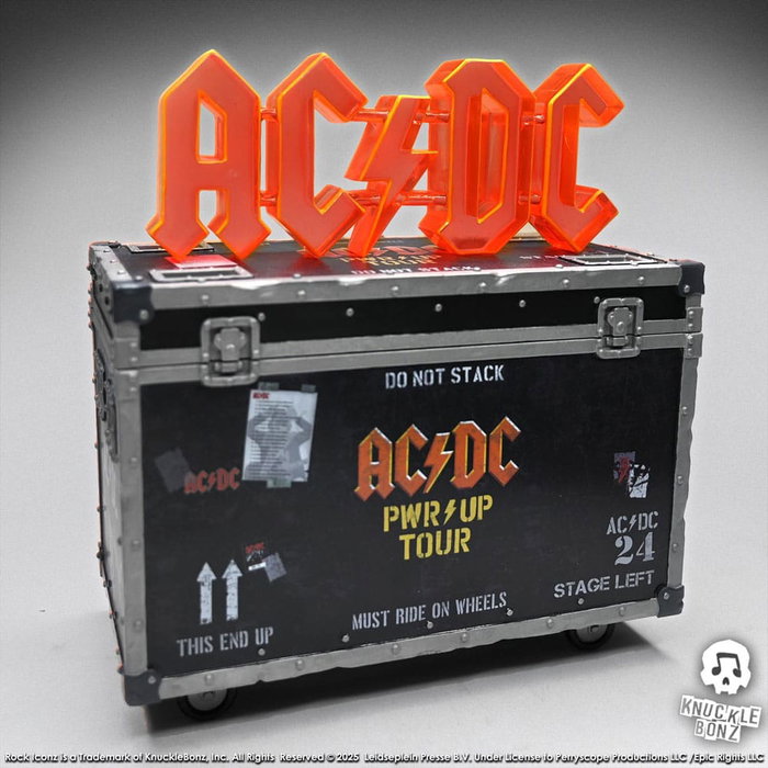 AC/DC Estatua Rock Ikonz On Tour PWR UP Tour Road Case AC/DC Estatua Rock Ikonz On Tour PWR UP Tour Road Case