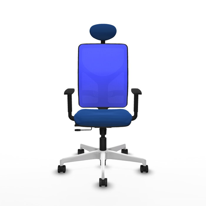 PIQUERAS Y CRESPO Silla de oficina Motilla Azul con Mecanismo Sincro/Traslack PIQUERAS Y CRESPO Silla de oficina Motilla Azul con Mecanismo Sincro/Traslack