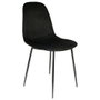 Home Deco Factory Silla Giulia Terciopelo Negra