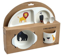 BARBO-TOYS Set de cubertería infantil safari 5 piezas