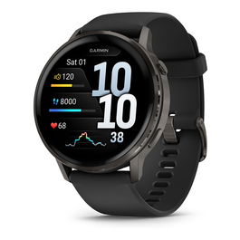 Garmin Venu 4 - Reloj Inteligente de 45 mm Negro (010-03014-00) - Wearable con GPS, Monitor de Salud y Notificaciones
