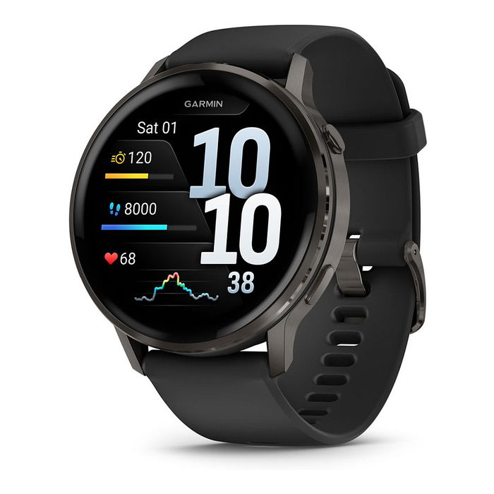 Garmin Venu 4 - Reloj Inteligente de 45 mm Negro (010-03014-00) - Wearable con GPS, Monitor de Salud y Notificaciones Garmin Venu 4 - Reloj Inteligente de 45 mm Negro (010-03014-00) - Wearable con GPS, Monitor de Salud y Notificaciones
