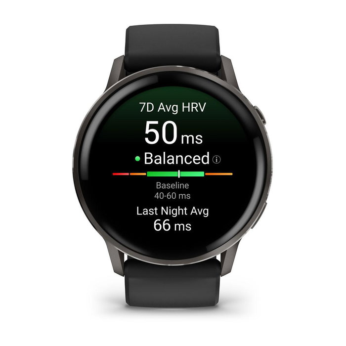 Garmin Venu 4 45mm Negro/Pizarra