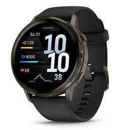 Garmin Venu 4 - Reloj Inteligente de 45 mm Negro (010-03014-00) - Wearable con GPS, Monitor de Salud y Notificaciones