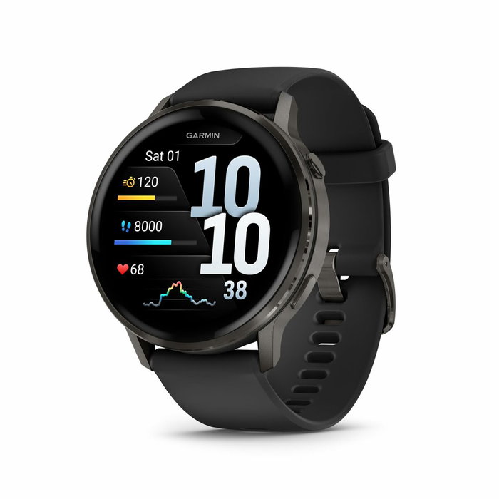 Garmin Venu 4 45mm AMOLED Negro/Gris Pizarra Garmin Venu 4 45mm AMOLED Negro/Gris Pizarra