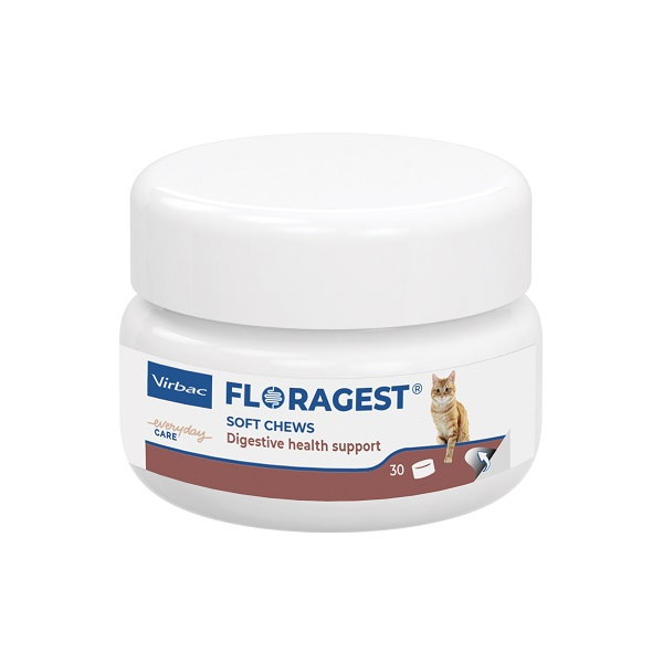 Virbac Floragest Soft Chews para Gato 30 Unidades Virbac Floragest Soft Chews para Gato 30 Unidades