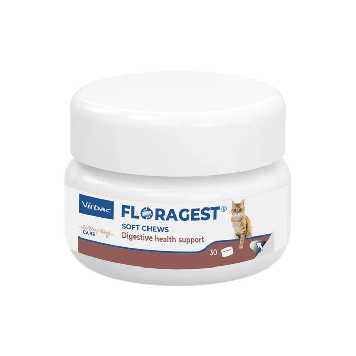 Virbac Floragest Soft Chews Gato 30 unidades