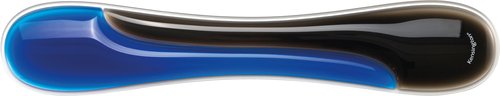 Kensington Reposamuñecas Duo Gel para teclado slim, Negro/azul