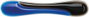 Kensington Reposamuñecas Duo Gel para teclado slim, Negro/azul