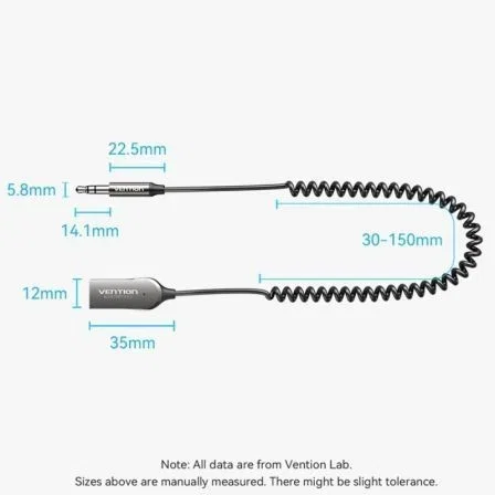 Vention NAIHG Receptor de Audio Bluetooth 5.4 para Coche con USB a Jack 3.5mm, Llamadas Manos Libres y Música Alta Fidelidad Vention NAIHG Receptor de Audio Bluetooth 5.4 para Coche con USB a Jack 3.5mm, Llamadas Manos Libres y Música Alta Fidelidad
