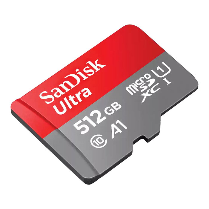 Sandisk SDSQUAC-512G-GN6FA Tarjeta MicroSDXC de 512 GB, Clase 10, UHS-I, Velocidad de Lectura 150 MB/s, Clase A1