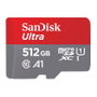 Sandisk SDSQUAC-512G-GN6FA Tarjeta MicroSDXC de 512 GB, Clase 10, UHS-I, Velocidad de Lectura 150 MB/s, Clase A1