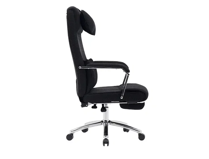 Q-connect Silla de Dirección Ravenna Malla Base Metálica Negro Altura Máx 1300mm Ruedas Premium