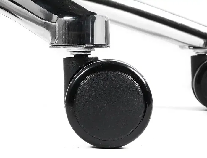 Q-connect Silla de Dirección Ravenna Malla Base Metálica Negro Altura Máx 1300mm Ruedas Premium