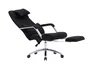 Q-connect Silla de Dirección Ravenna Malla Base Metálica Negro Altura Máx 1300mm Ruedas Premium